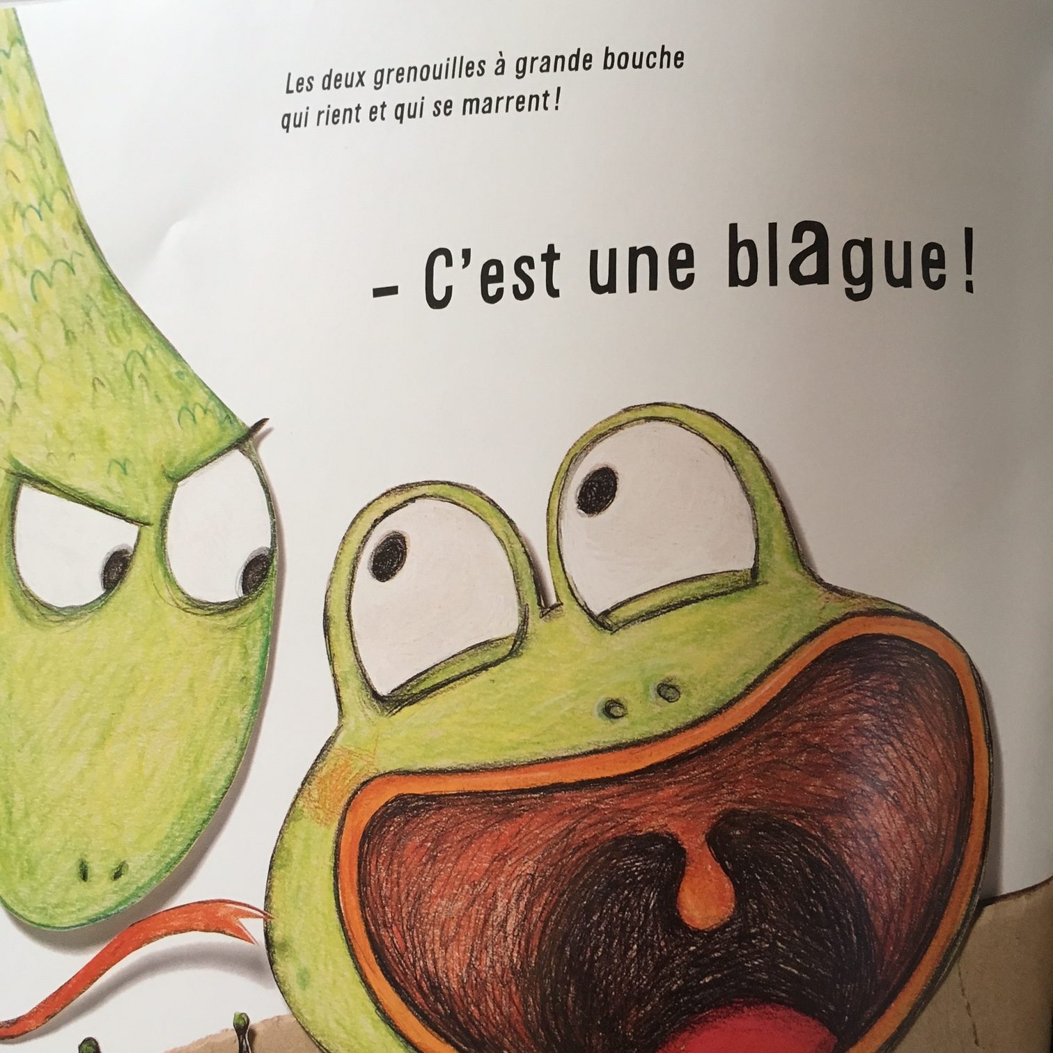 Les deux grenouilles à grande bouche aussi drôle que le premier album