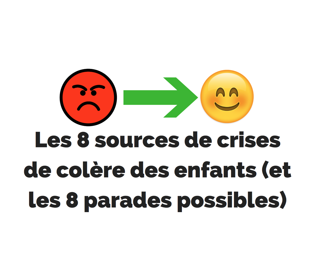 Les 8 sources de crises de col\u00e8re des enfants (et les 8 parades possibles)