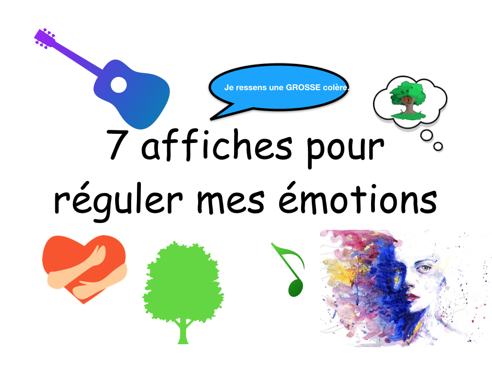 7 affiches pour réguler mes émotions