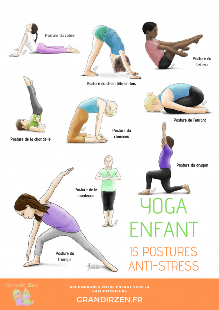 Postures De Yoga Pour Diminuer Le Stress Des Enfants Papa Positive