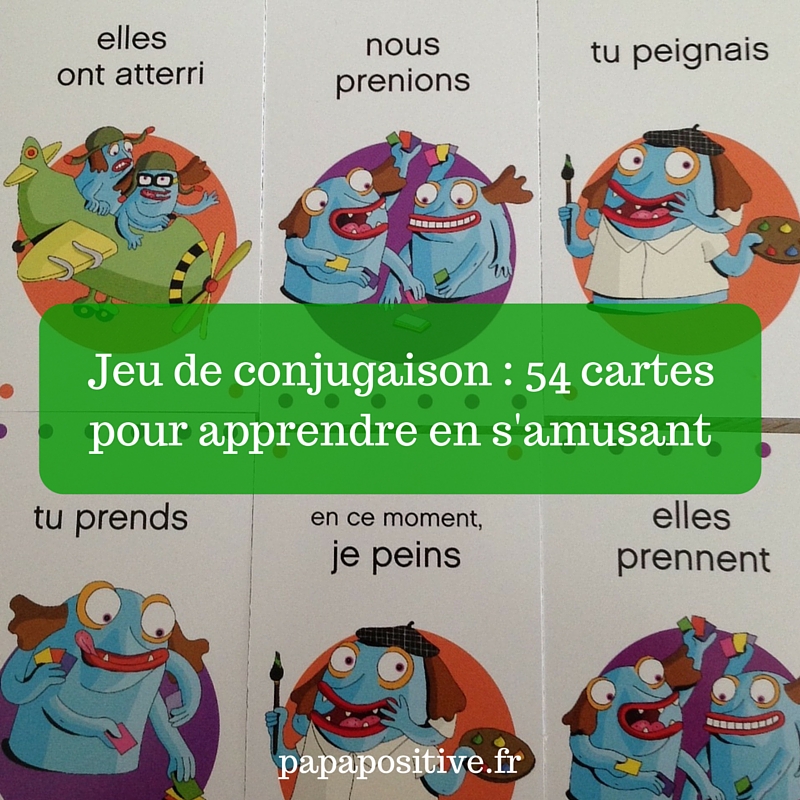 Jeu De Conjugaison 54 Cartes Pour Apprendre En S Amusant