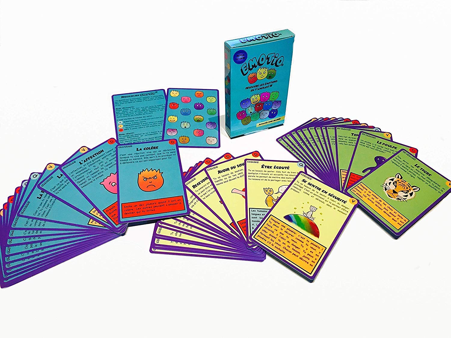 Emotio : un jeu de cartes pour aider les enfants à comprendre et