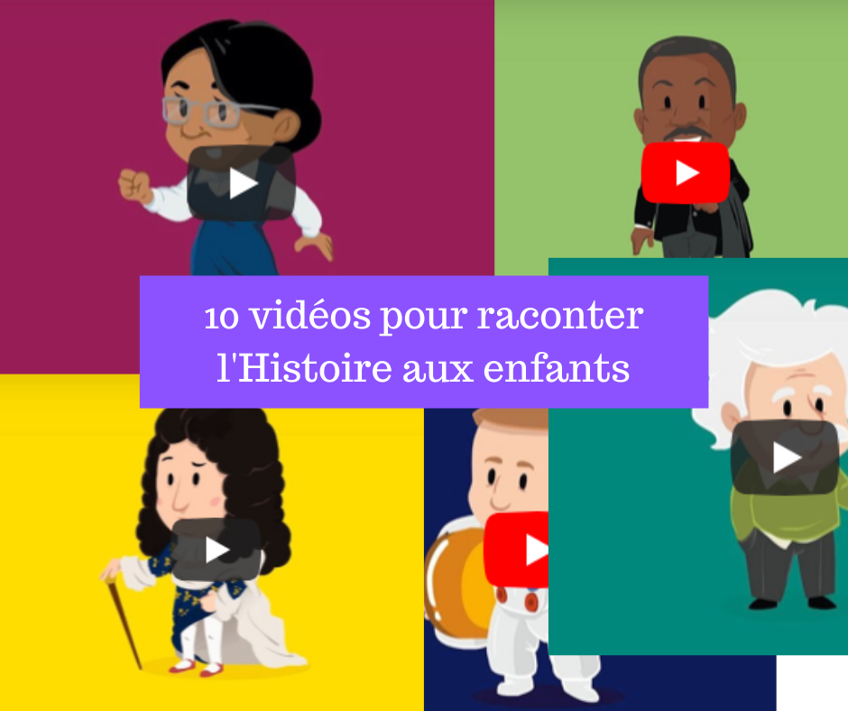 10 vidéos pour raconter l'Histoire aux enfants