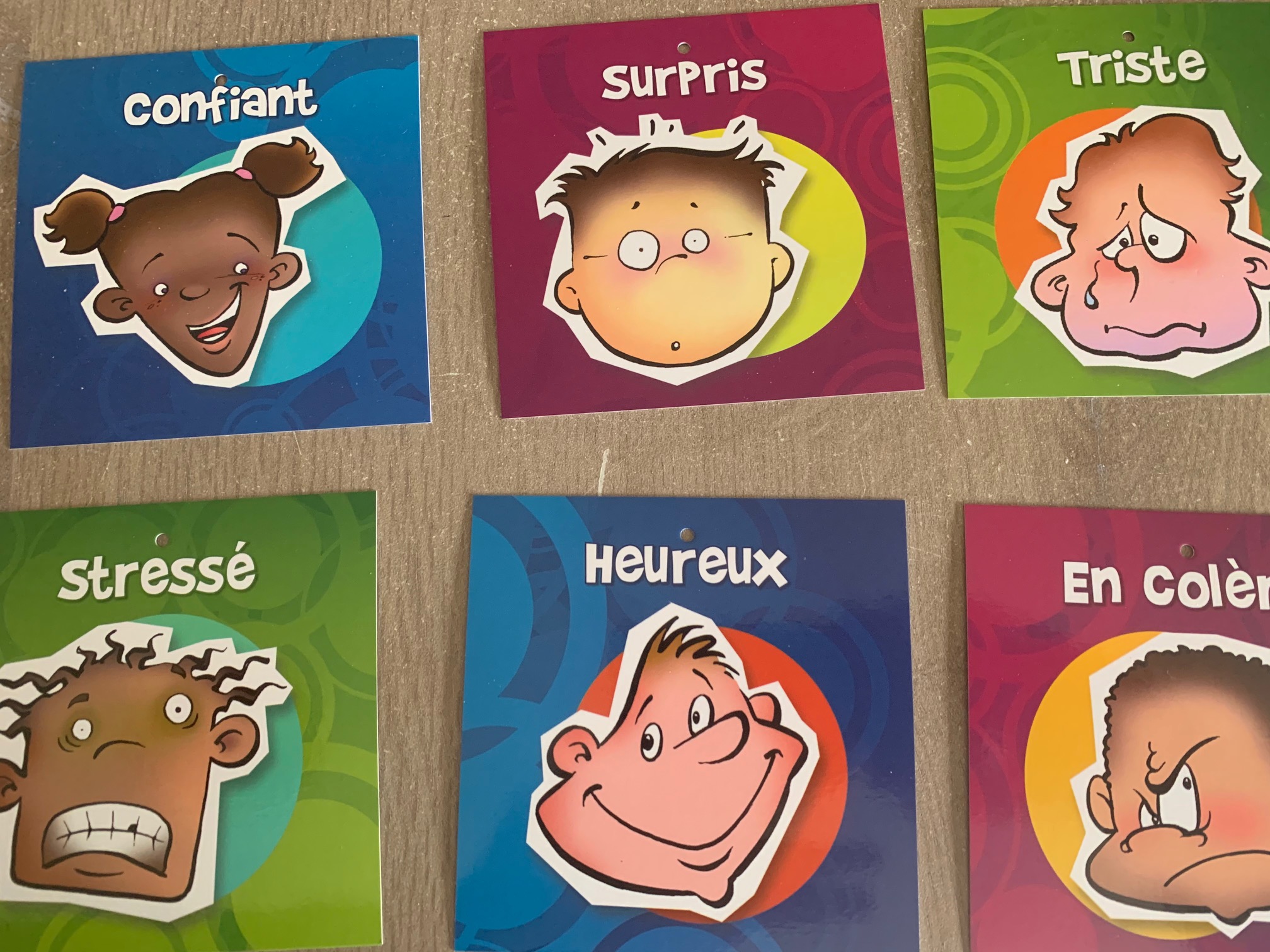 Jeu De 26 Cartes émotions + Roue Des Sentiments – Outil éducatif Pour Identifier Et Gérer Ses émotions, Adultes/enfants