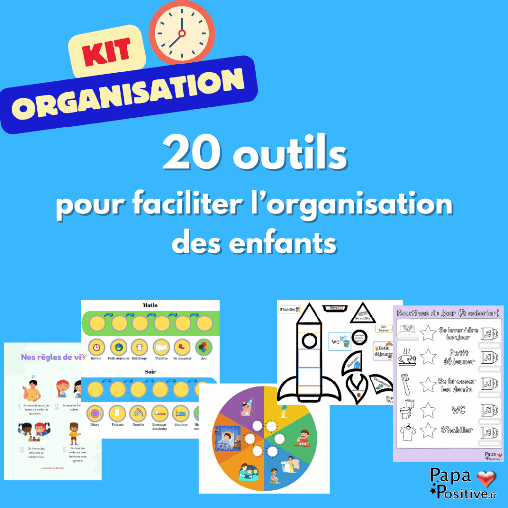 Kit organisation enfant