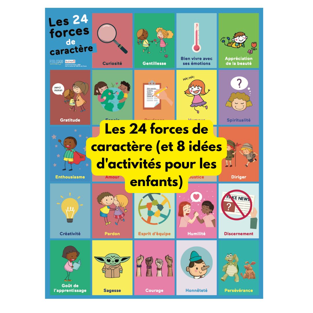 Les 24 forces de caractère (et 8 idées d'activités pour les enfants ...