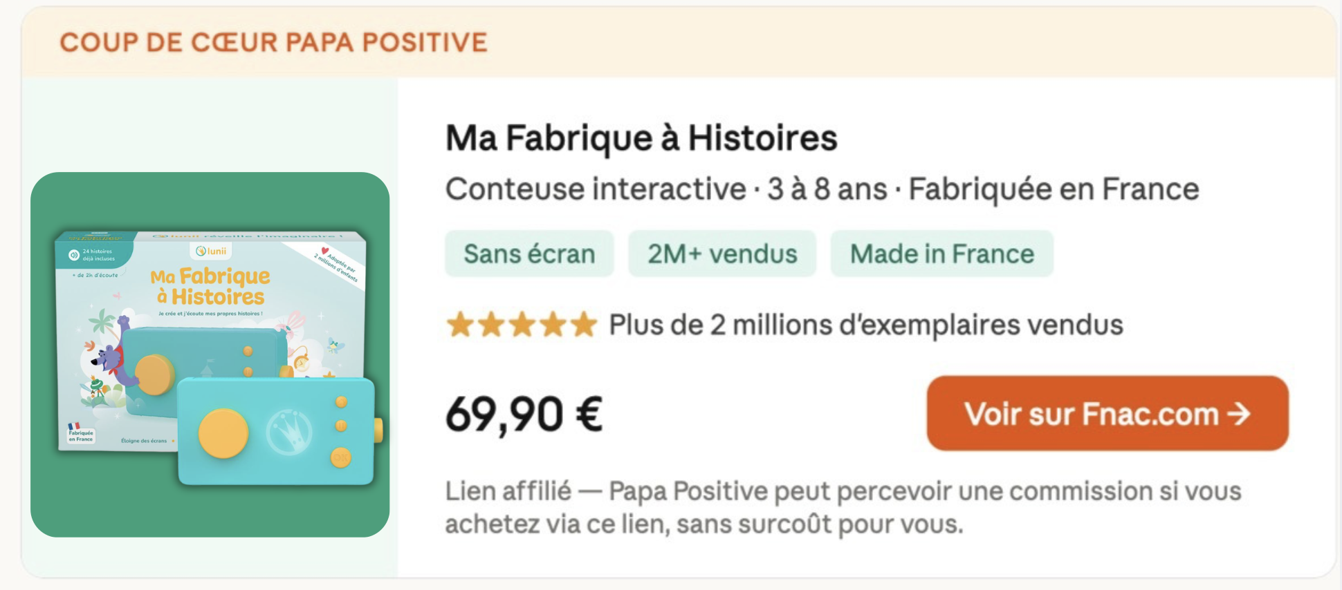 Un Boite à histoires lunii